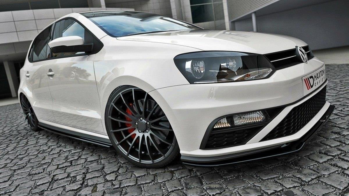 Front Ansatz für v.2 VW POLO MK5 GTI Facelift Carbon Look
