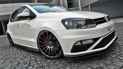 Front Ansatz für v.2 VW POLO MK5 GTI Facelift Carbon Look