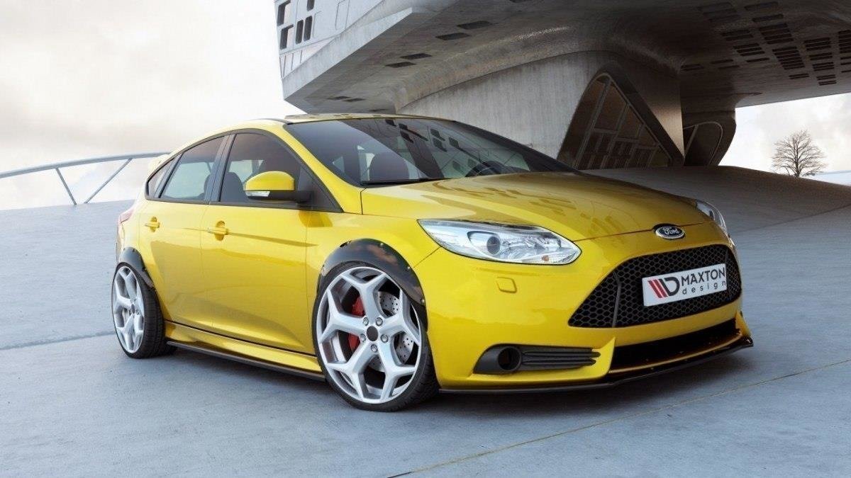 Kotflügelverlängerung Ford Focus ST Mk3 schwarz matt