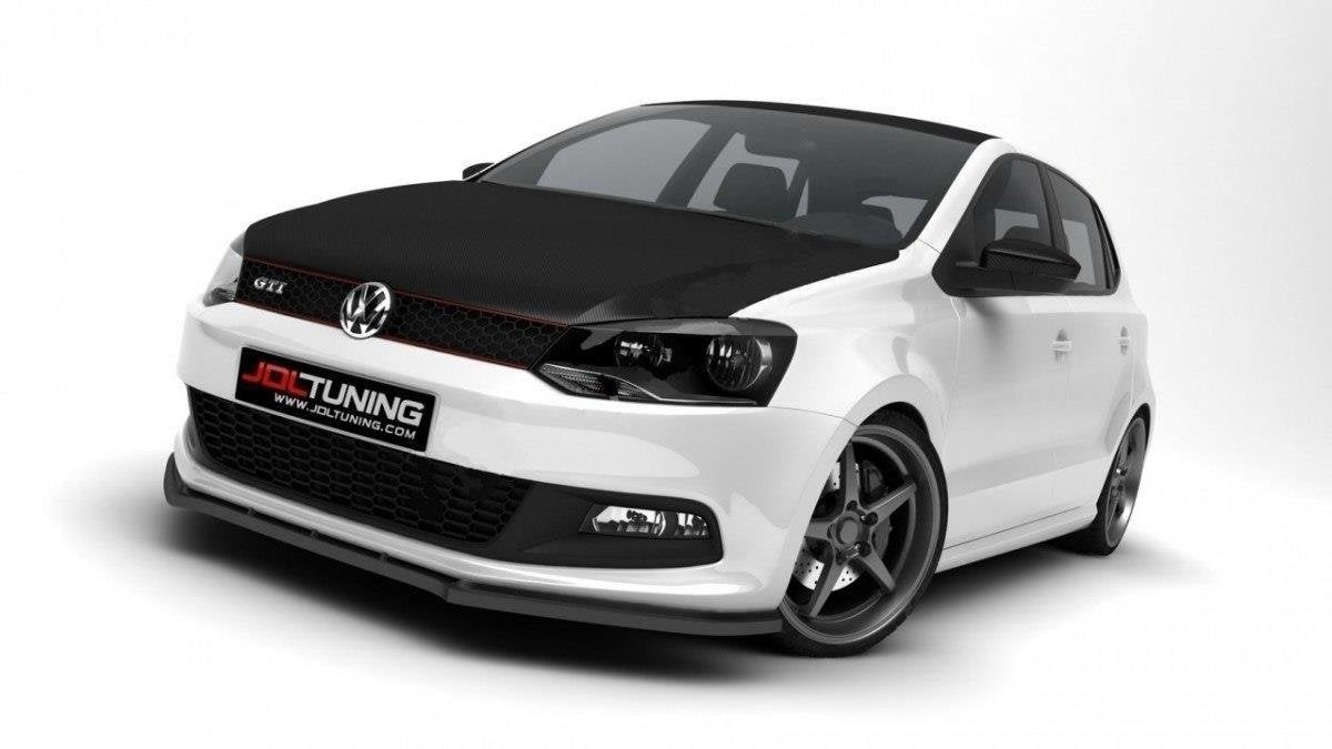 Front Ansatz für VW POLO MK5 GTI schwarz matt