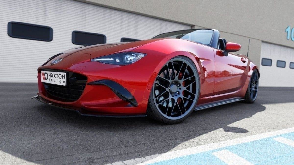 Front Ansatz für v.2 Mazda MX-5 IV schwarz Hochglanz