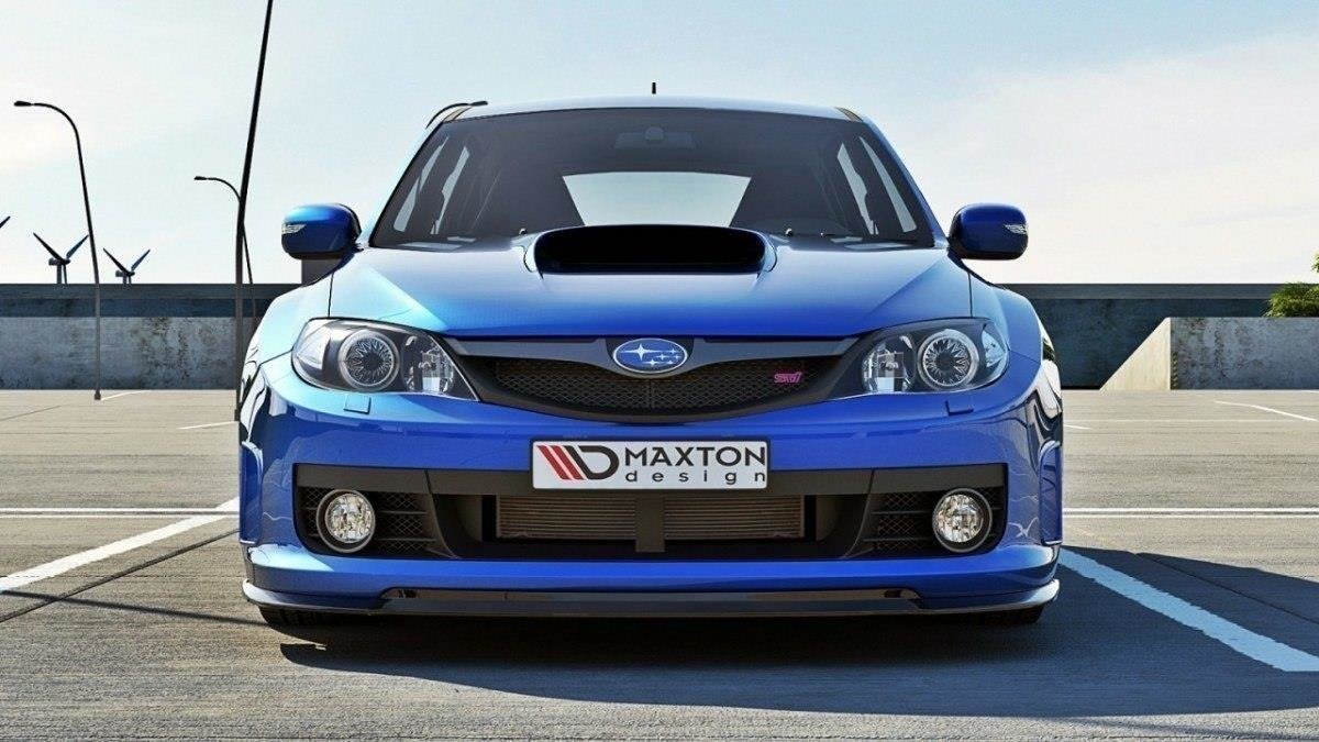Front Ansatz für v.1 Subaru Impreza WRX STI 2009-2011 schwarz matt
