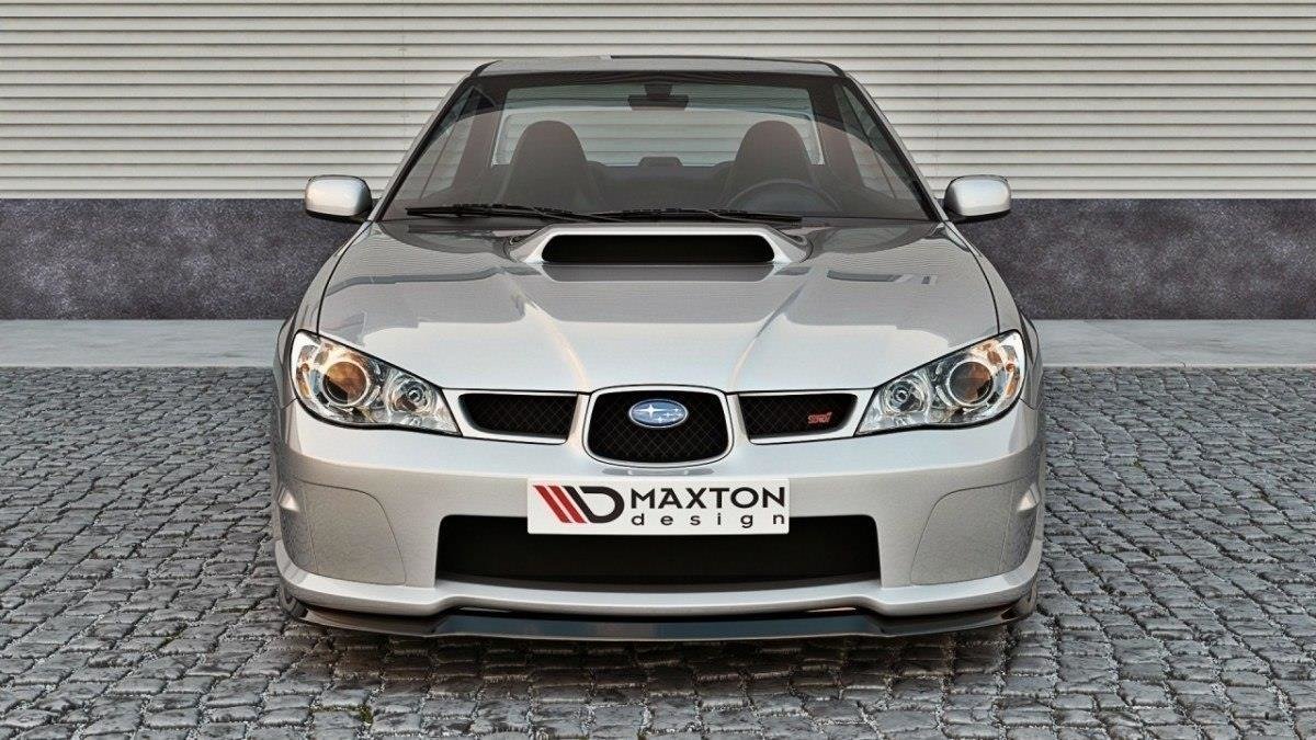 Front Ansatz für Subaru Impreza WRX STI (HAWKEYE) schwarz matt