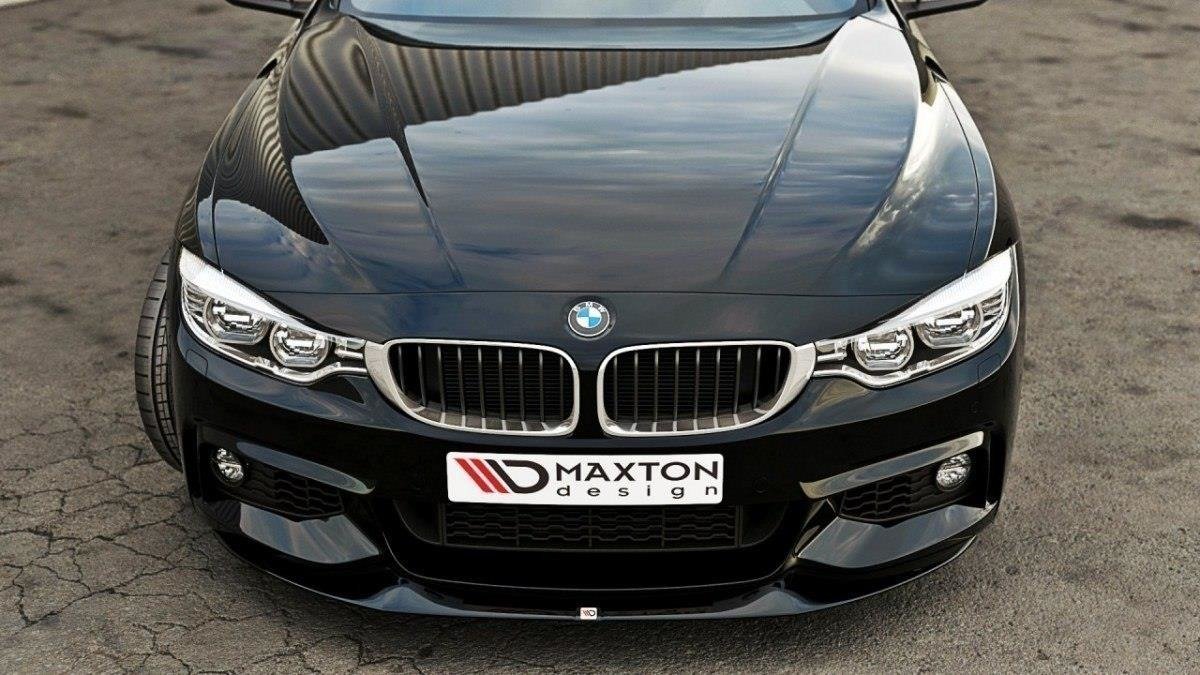 Front Ansatz für v.2 BMW 4er F32 M Paket (GTS-look) schwarz matt
