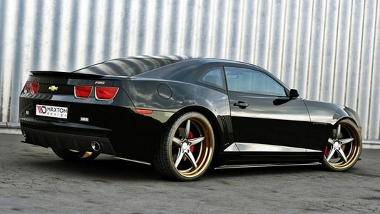 Seitenschweller Ansatz für CHEVROLET CAMARO V SS - US, EU VERSION (vor Facelift) schwarz matt