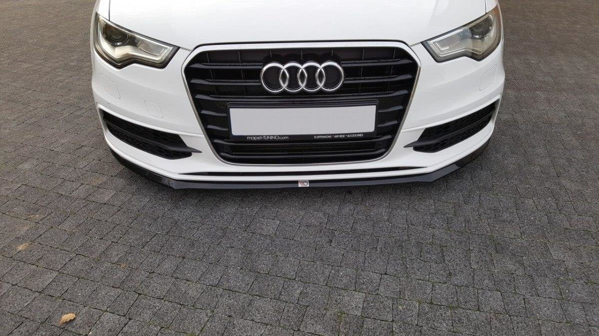 Front Ansatz V.2 für Audi S6 / A6 S-Line C7 schwarz Hochglanz