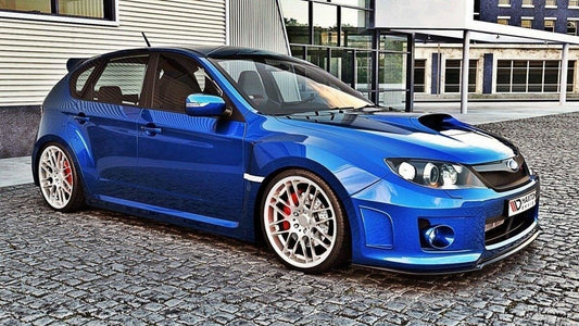Front Ansatz für Subaru Impreza WRX STI 2011-2014 schwarz Hochglanz