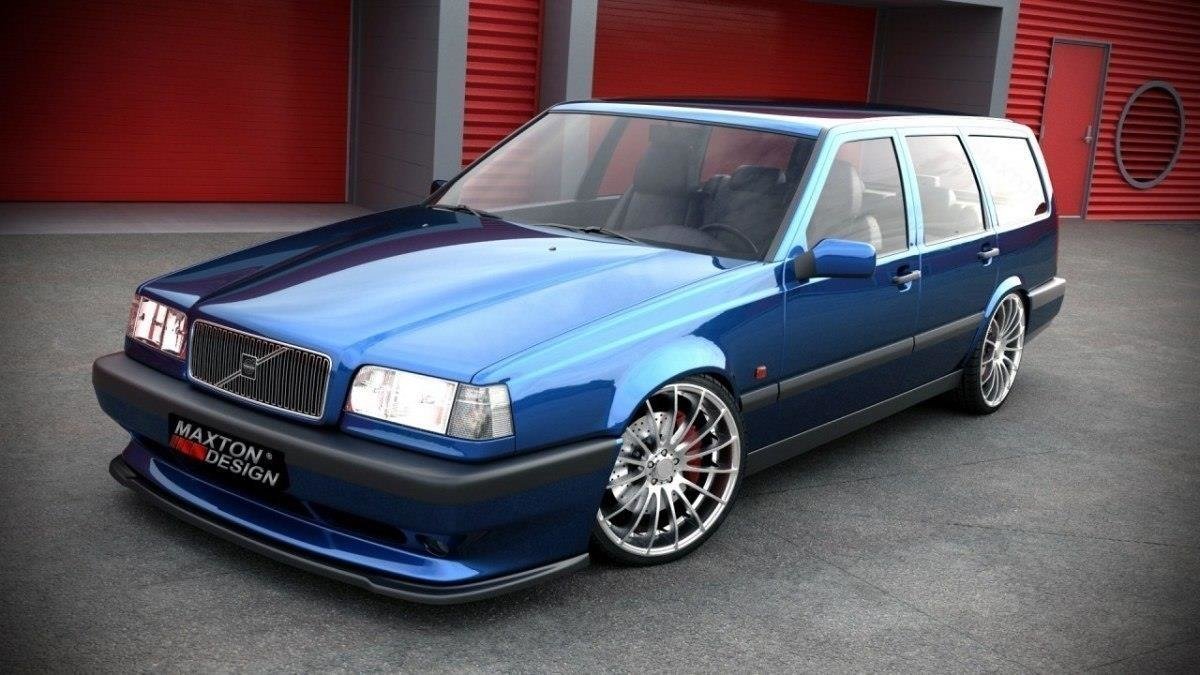 Front Ansatz für VOLVO 850 R schwarz matt