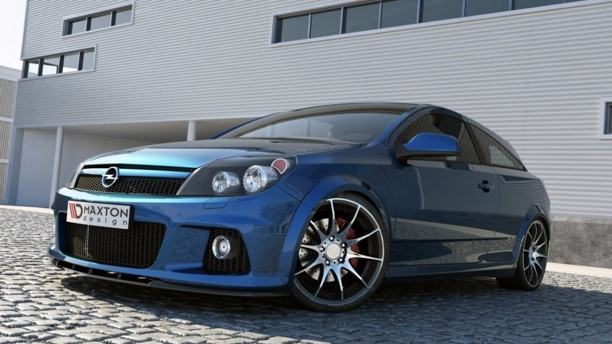 Front Ansatz für OPEL ASTRA H OPC / VXR Nurburg Carbon Look