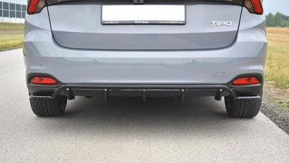 Diffusor Heck Ansatz für Fiat Tipo S-Design schwarz Hochglanz