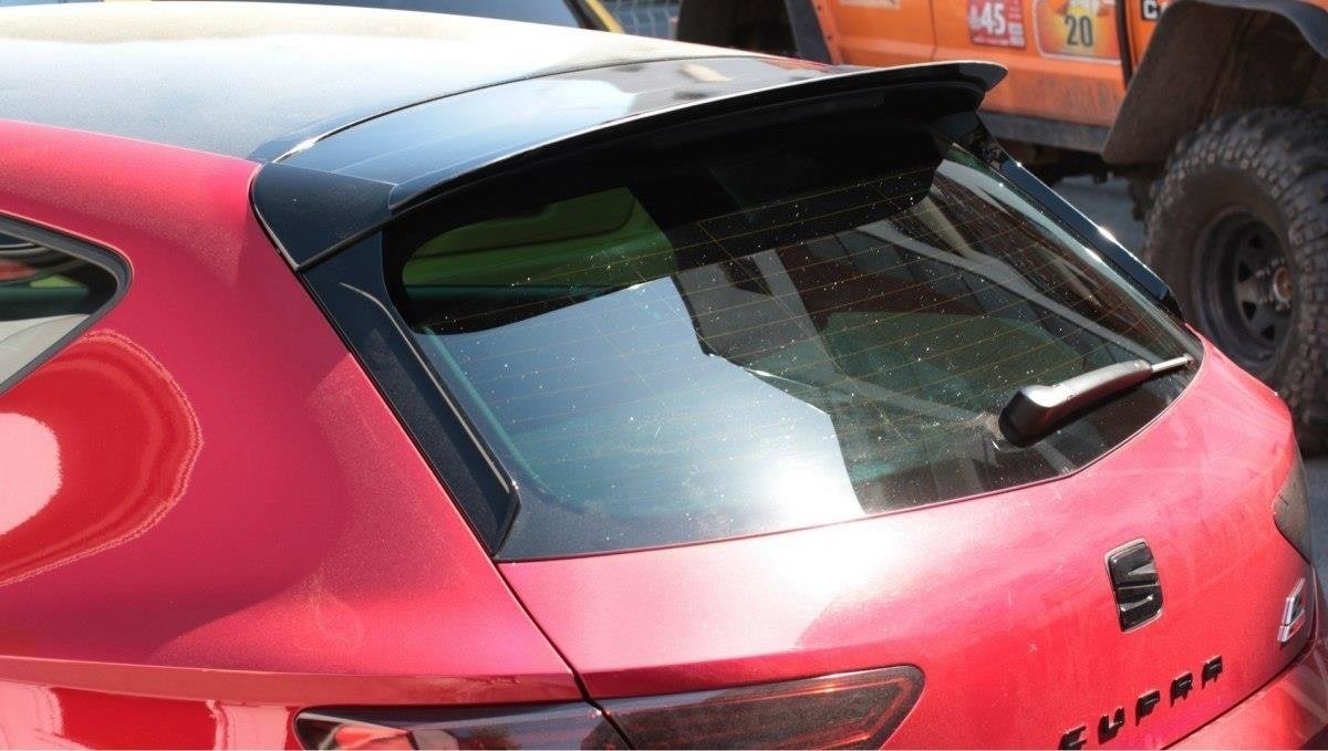 Spoiler CAP für Seat Leon Mk3 Cupra Facelift Carbon Look