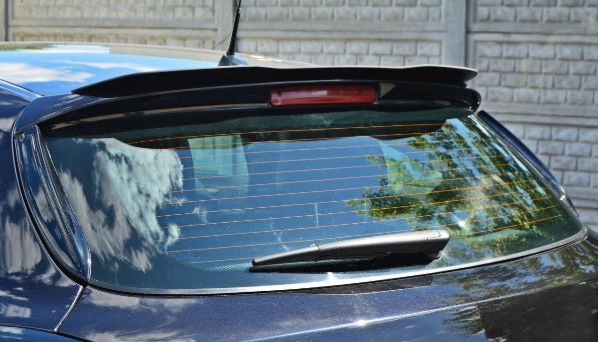 HECK SEITE Spoiler CAP für OPEL ASTRA H (FOR OPC / VXR) schwarz matt