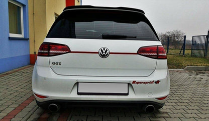 Spoiler CAP V.3 für Volkswagen Golf 7 / 7 Facelift R / R-Line / GTI  Carbon Look