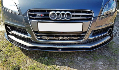 Front Ansatz V.1 für Audi TT S / S-Line Mk2 (8J) schwarz Hochglanz