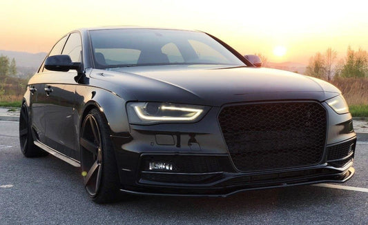 Front Ansatz V.2 für Audi S4 B8 FL Carbon Look