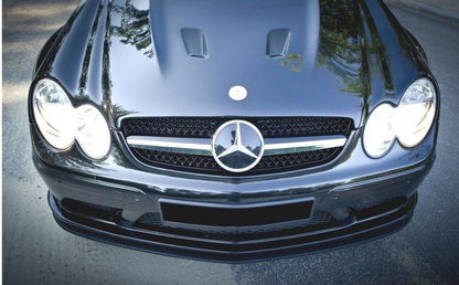 Front Ansatz für MERCEDES CLK W209 BLACK (SL BLACK SERIES LOOK) Carbon Look