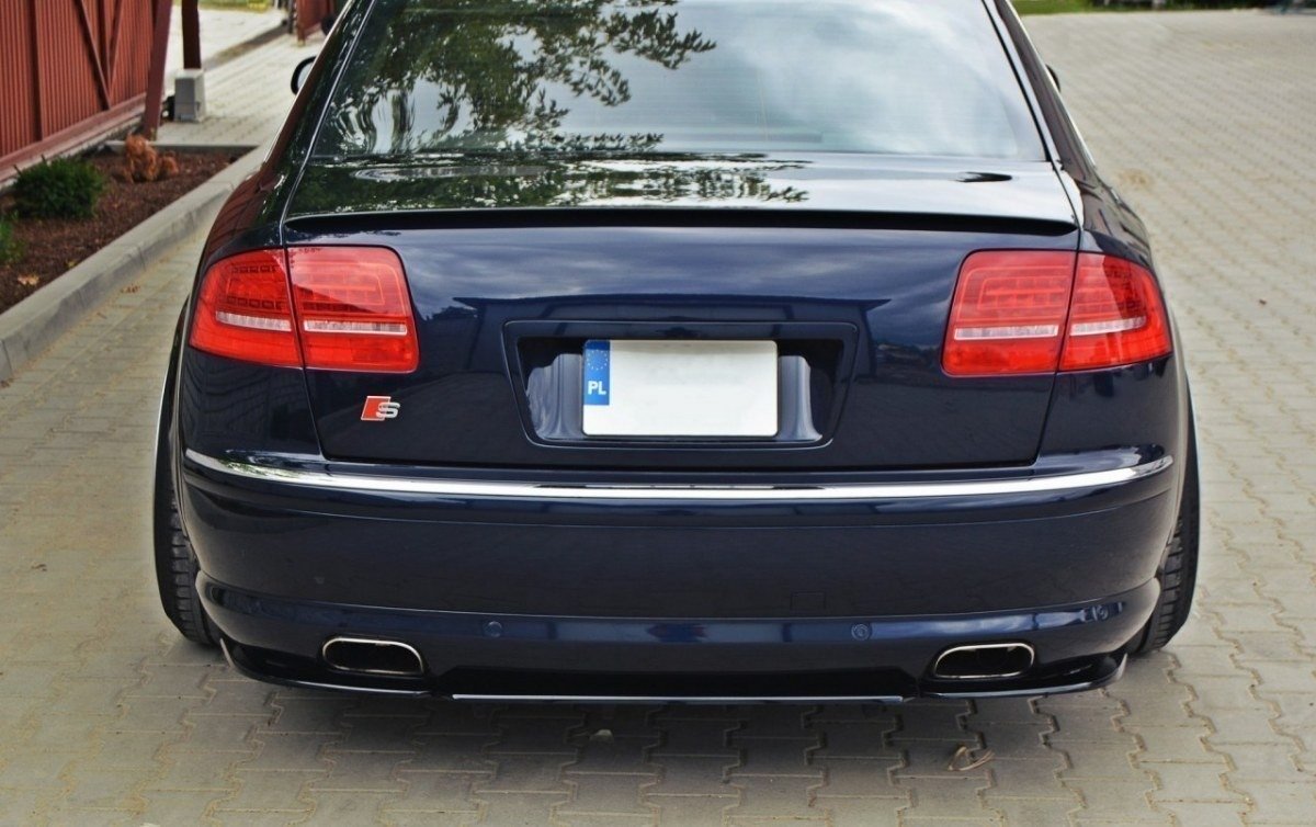 Mittlerer Diffusor Heck Ansatz für AUDI S8 D3 DTM LOOK schwarz matt