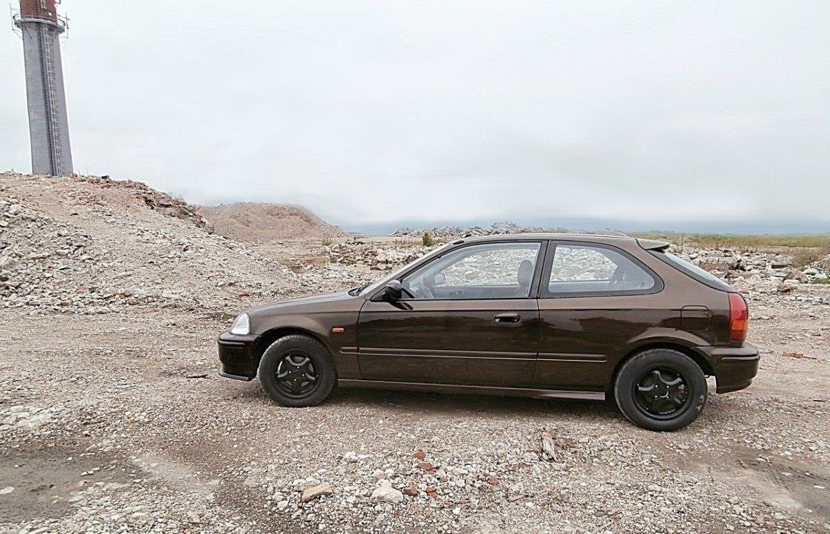 Front Ansatz für HONDA CIVIC MK6 EJ9 Carbon Look