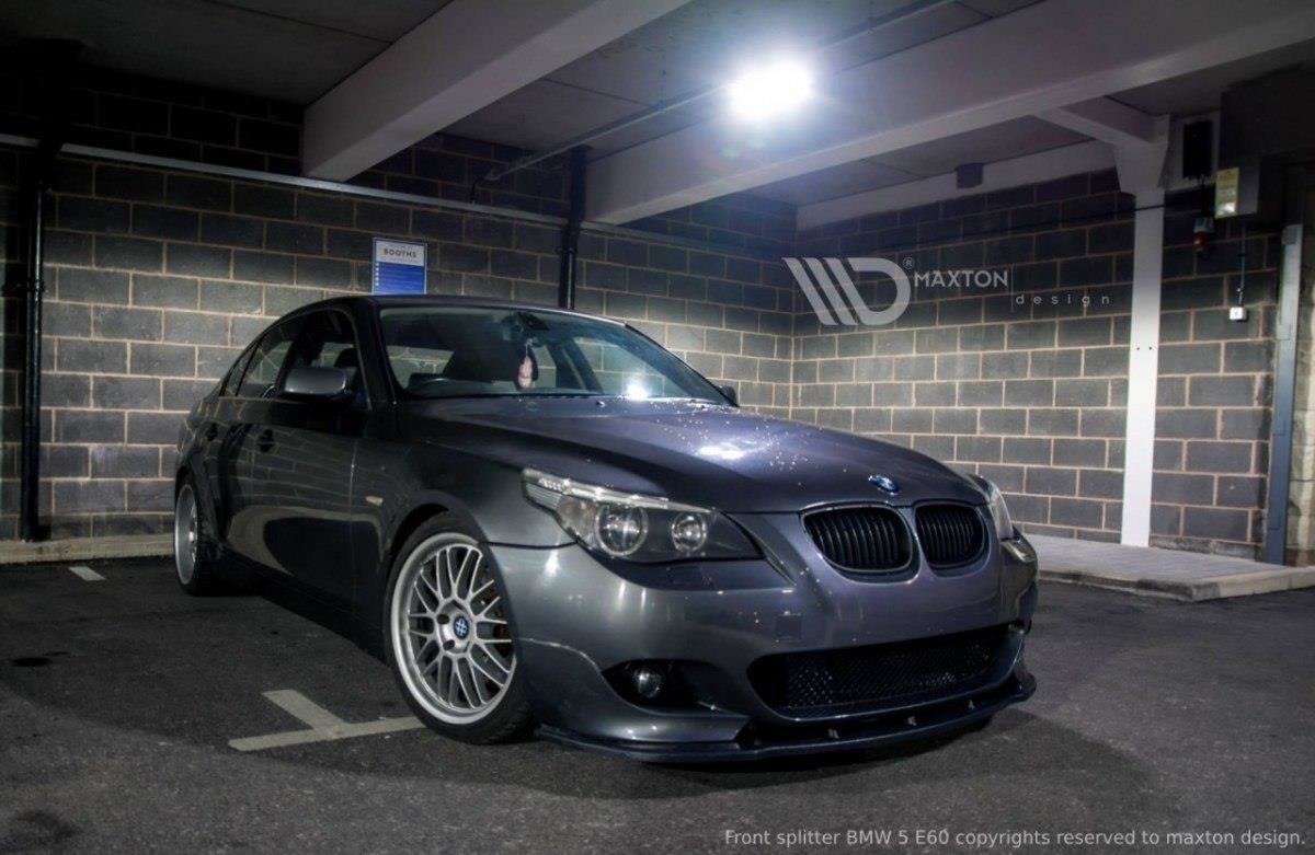 Front Ansatz für BMW 5er E60 M Paket schwarz matt