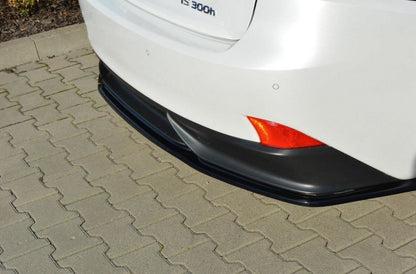 Mittlerer Diffusor Heck Ansatz für Lexus IS Mk3 H  schwarz matt