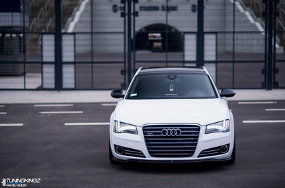 Front Ansatz für Audi A8 D4 schwarz matt