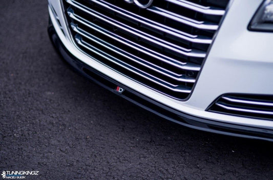 Front Ansatz für Audi A8 D4 schwarz matt