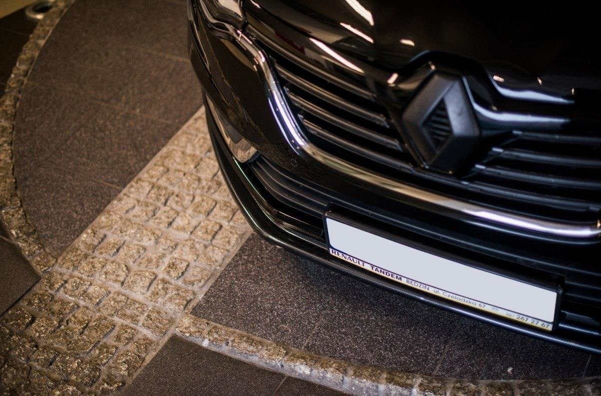 Front Ansatz für RENAULT TALISMAN V.1 schwarz Hochglanz