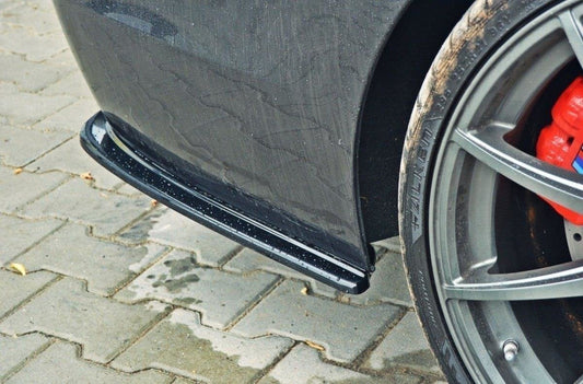 Heck Ansatz Flaps Diffusor für BMW 5er F11 M Paket (mit zwei Doppel Endstücken) schwarz matt
