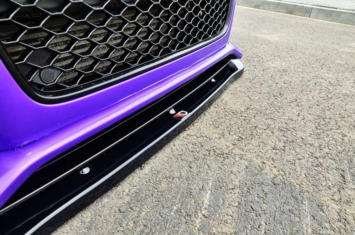 Front Ansatz für Audi RS5 8T / 8T FL  schwarz matt