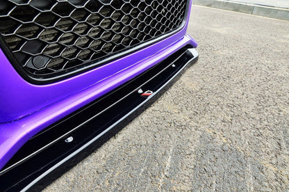 Front Ansatz für Audi RS5 8T / 8T FL  schwarz matt