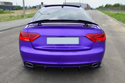 Spoiler CAP für Audi RS5 8T / 8T FL  schwarz matt