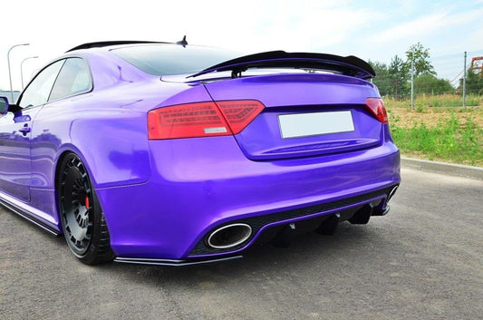 Spoiler CAP für Audi RS5 Mk1 8T Facelift Carbon Look