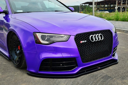 Front Ansatz für Audi RS5 8T / 8T FL  schwarz matt