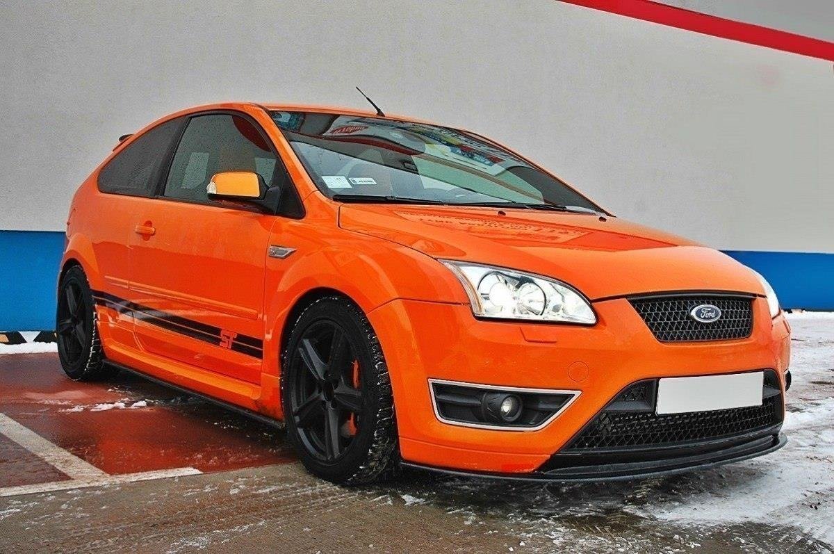 Seitenschweller Ansatz für Ford Focus ST Mk2 schwarz matt