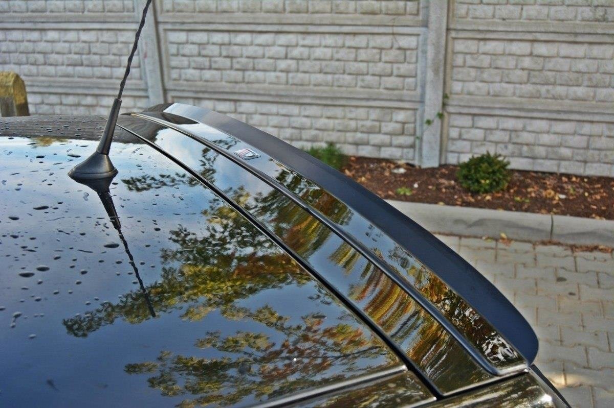 Spoiler CAP für RENAULT CLIO MK3 RS schwarz Hochglanz