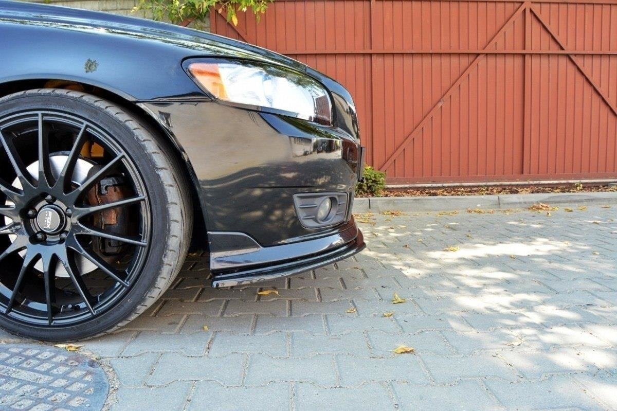 Front Ansatz für v.1 VOLVO V50F R-DESIGN schwarz Hochglanz
