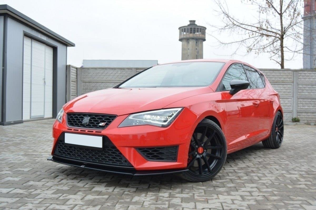 Front Ansatz für SEAT LEON III CUPRA / FR schwarz matt