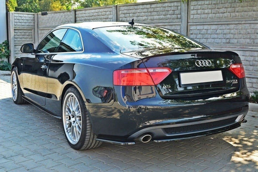 Mittlerer Diffusor Heck Ansatz für AUDI A5 S-LINE  Carbon Look