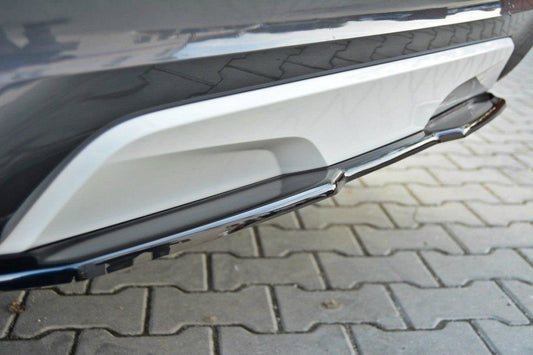 Mittlerer Diffusor Heck Ansatz für BMW X4 M Paket  Carbon Look