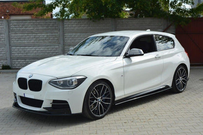 Seitenschweller Ansatz für BMW 1er F21 M135i / M140i / M-Paket schwarz Hochglanz