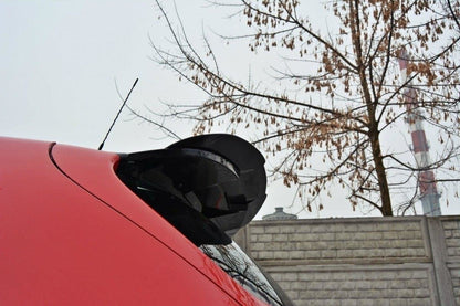 Spoiler CAP für SEAT LEON MK2 MS DESIGN schwarz Hochglanz