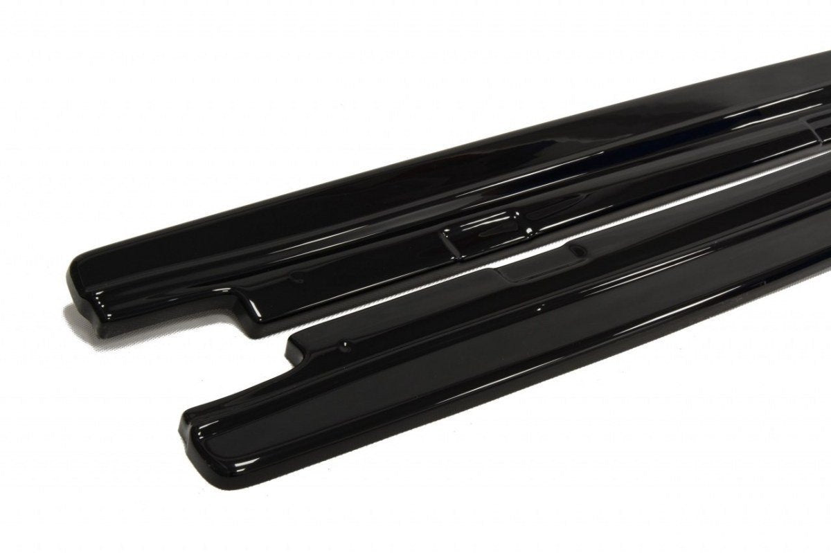 Seitenschweller Ansatz für Skoda Octavia RS Mk3 / Mk3 FL Hatchback / Kombi schwarz Hochglanz