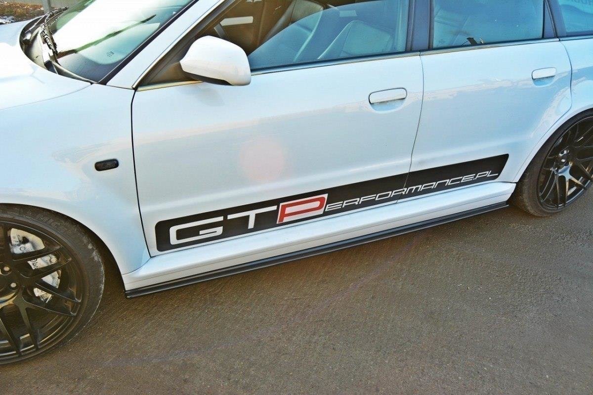 Seitenschweller Ansatz für AUDI RS4 B5 Carbon Look