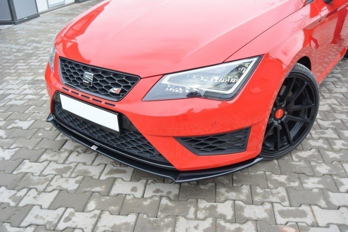 Front Ansatz für SEAT LEON III CUPRA / FR schwarz matt