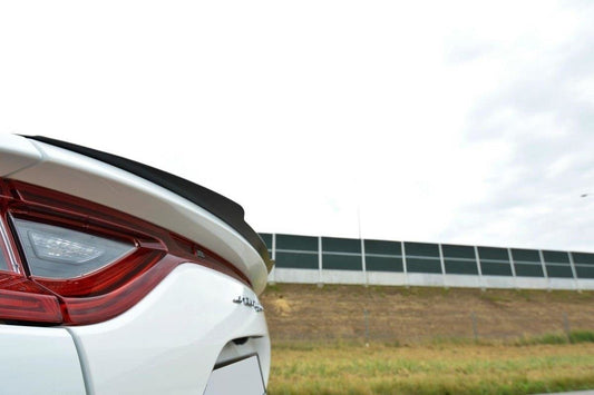 Spoiler CAP für KIA STINGER GT schwarz Hochglanz