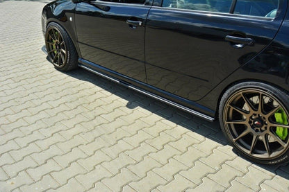 Seitenschweller Ansatz für Skoda Fabia RS Mk1 Carbon Look