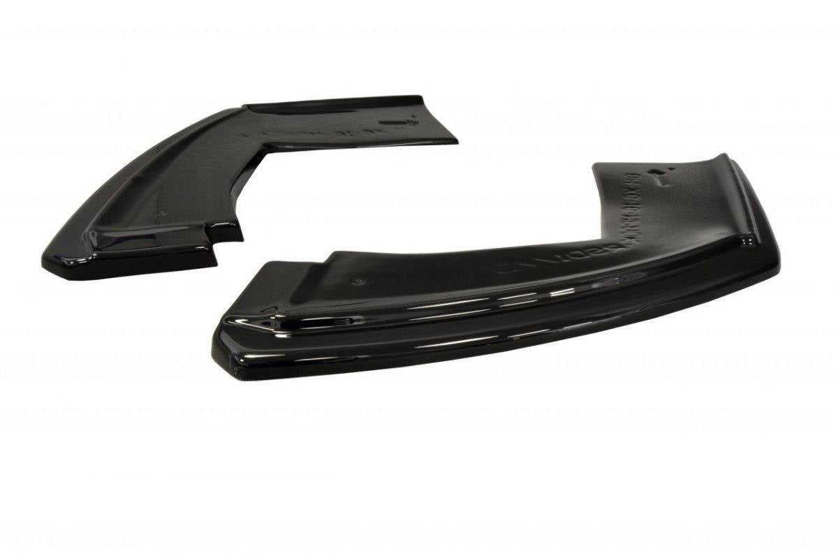 Heck Ansatz Flaps Diffusor für BMW X6 F16 M Paket Carbon Look