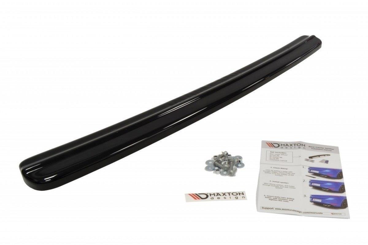 Mittlerer Diffusor Heck Ansatz für TOYOTA CELICA T23 vor Facelift schwarz Hochglanz