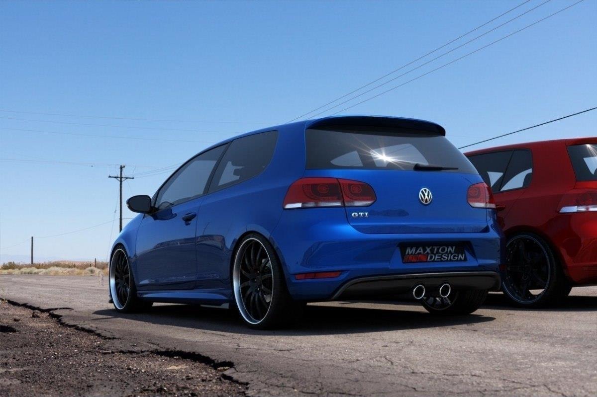 Heckschürze für VW Golf V R32 Look für VW Golf VI GTI schwarz matt