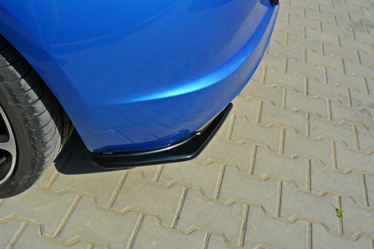 Heck Ansatz Flaps Diffusor für OPEL ASTRA J OPC / VXR schwarz Hochglanz